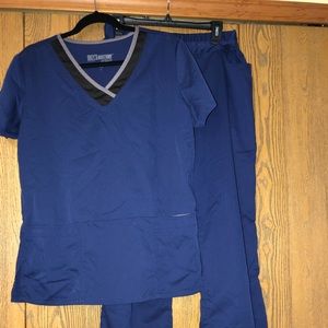 Greys Anatomy Scrub Top and Bottom